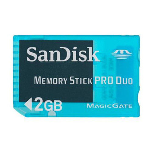 SANDISK 2Gb Memory Stick Pro Duo Gaming Memory Card For Sony Playstation SDMSG-2048-A10