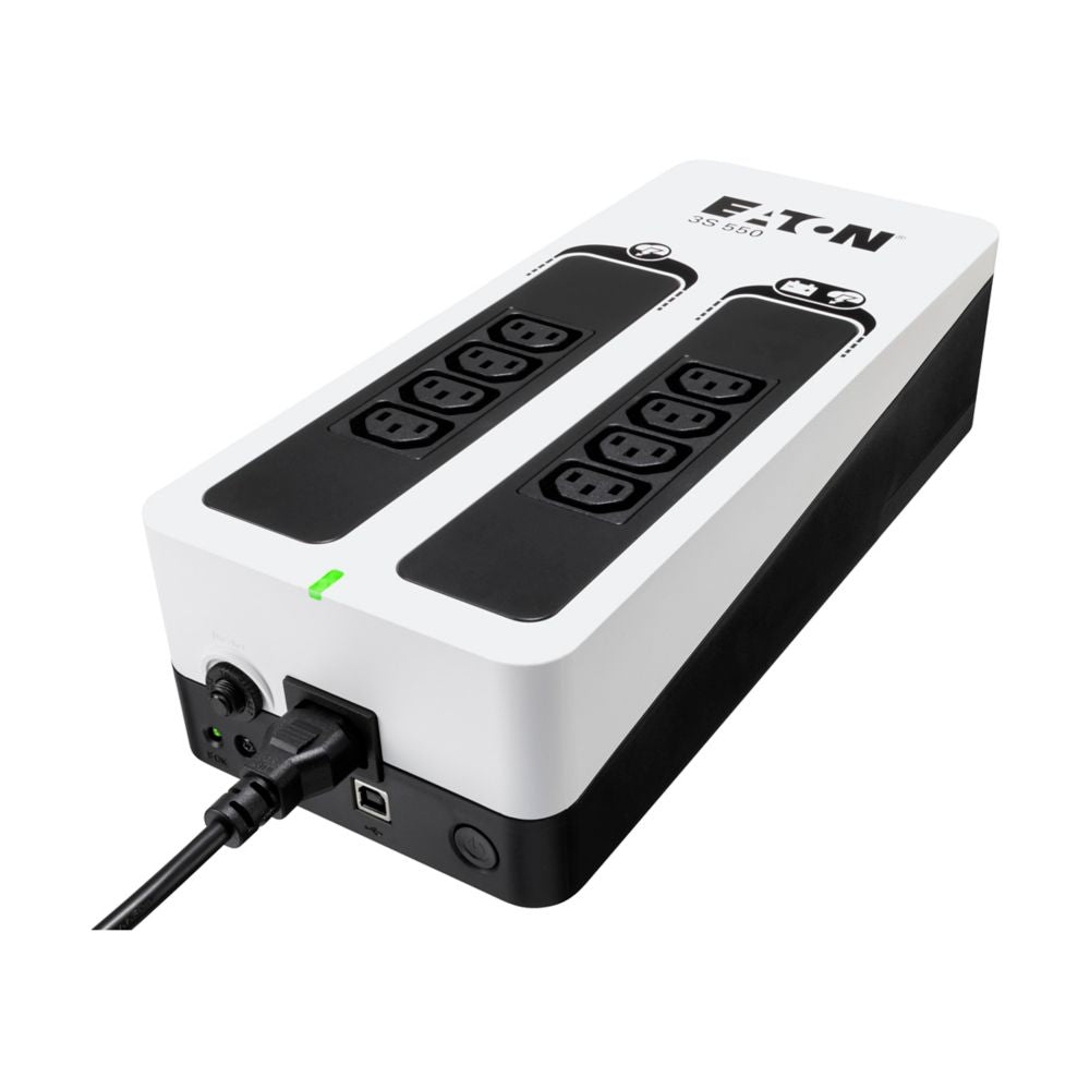 Eaton 3S 550VA / 330W Desktop Mini-Tower UPS w/ 8 Outlets 3S550I